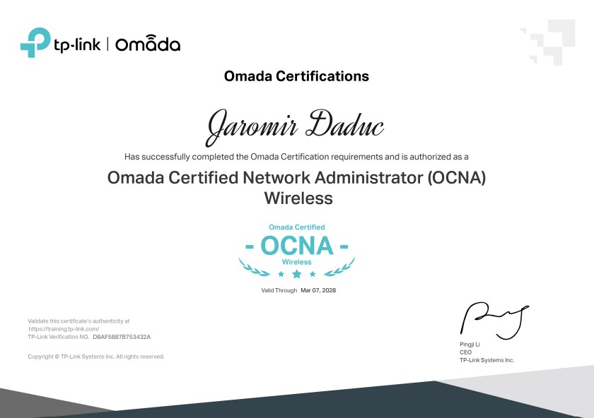 Certified Network Administrator (OCNA)